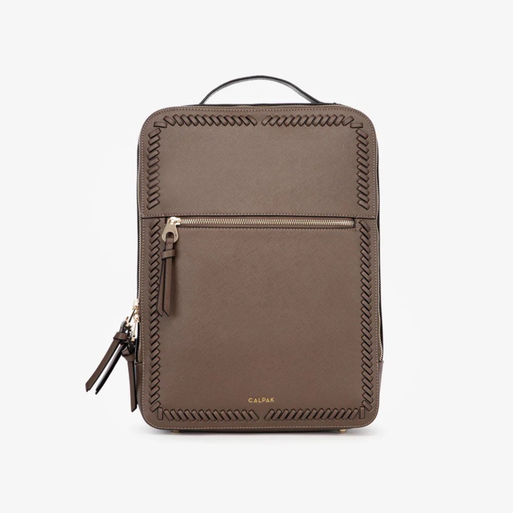NWOT CALPAK Kaya 15 inch Laptop Backpack in Mocha